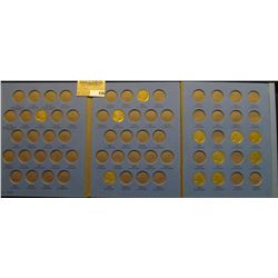 Partial Set of Buffalo Nickels in a blue Whitman folder. (11 pcs.)