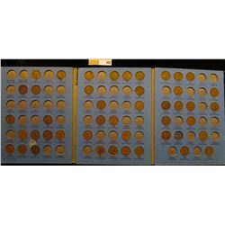 1909-40 Partial Set of Lincoln Cents in a blue Whitman folder.