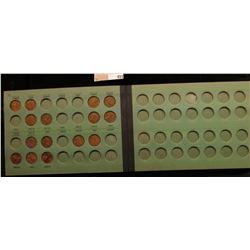 1948-58 Partial Set of Lincoln Cents in a Meghrig Album.