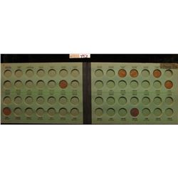 1913-48 Partial Set of Lincoln Cents in a Meghrig Album.
