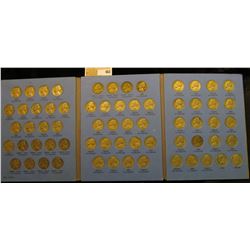 1938-61 Complete Set of Jefferson Nickels in a blue Whitman folder.