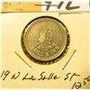 Image 1 : "Tacoma/Grill & Inn", "Good For/5c/In Trade", al., 22mm, rd. Depicts an Indian Chief.