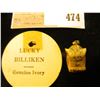 Image 1 : Genuine "Lucky Billiken Genuine Ivory" with a small Gold Nugget belly button.