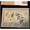 Image 1 : 1948 One Dollar Federal Migratory Waterfowl Stamp, signed. RW15.