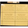 Image 2 : 1986 Plateblock of RW53 $7.50 Federal Migratory Waterfowl Stamps, all mint, unsigned. $30 face value