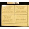 Image 2 : 1987 Plateblock of RW54 $10.00 Federal Migratory Waterfowl Stamps, all mint, unsigned. #178171 $40 f