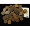 Image 1 : (49) Old Mixed date Indian Head Cents in a plastic tube.