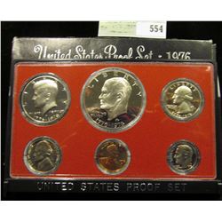 1976 S Bicentennial U.S. Proof Set, Original as issued. A nice attractive set with all coins exhibit