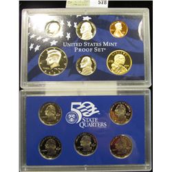 2004 S U.S. Proof Set, Original as issued. A nice attractive set with all coins exhibiting Cameo Fro