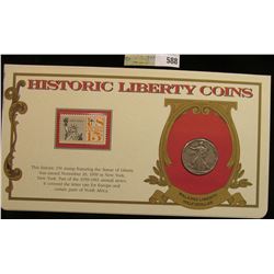 1944 P Walking Liberty Half Dollar. Mounted in a "History Liberty Coins" special holder with a "Air 