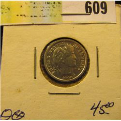 1906 O Barber Dime, Fine.