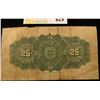 Image 2 : January 2nd, 1900 "Dominion of Canada" .25c Fractional Bank Note.