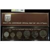 Image 1 : 1974 Israel Official Mint Set in original holder of issue. (6 pcs.).
