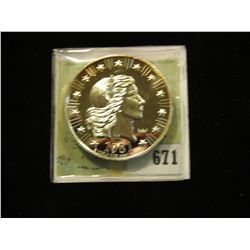 1981 World Wide Mint Proof .999 Fine Silver "American Eagle".