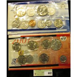 2001 P & D U.S. Mint Set. Original as issued. U.S. Mint issue price was $14.95.