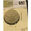 Image 2 : 1896 O Key-date Barber Quarter. Full Good.