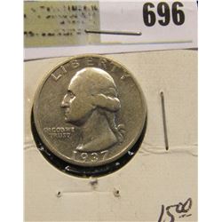 1937 S Washington Quarter, key date.