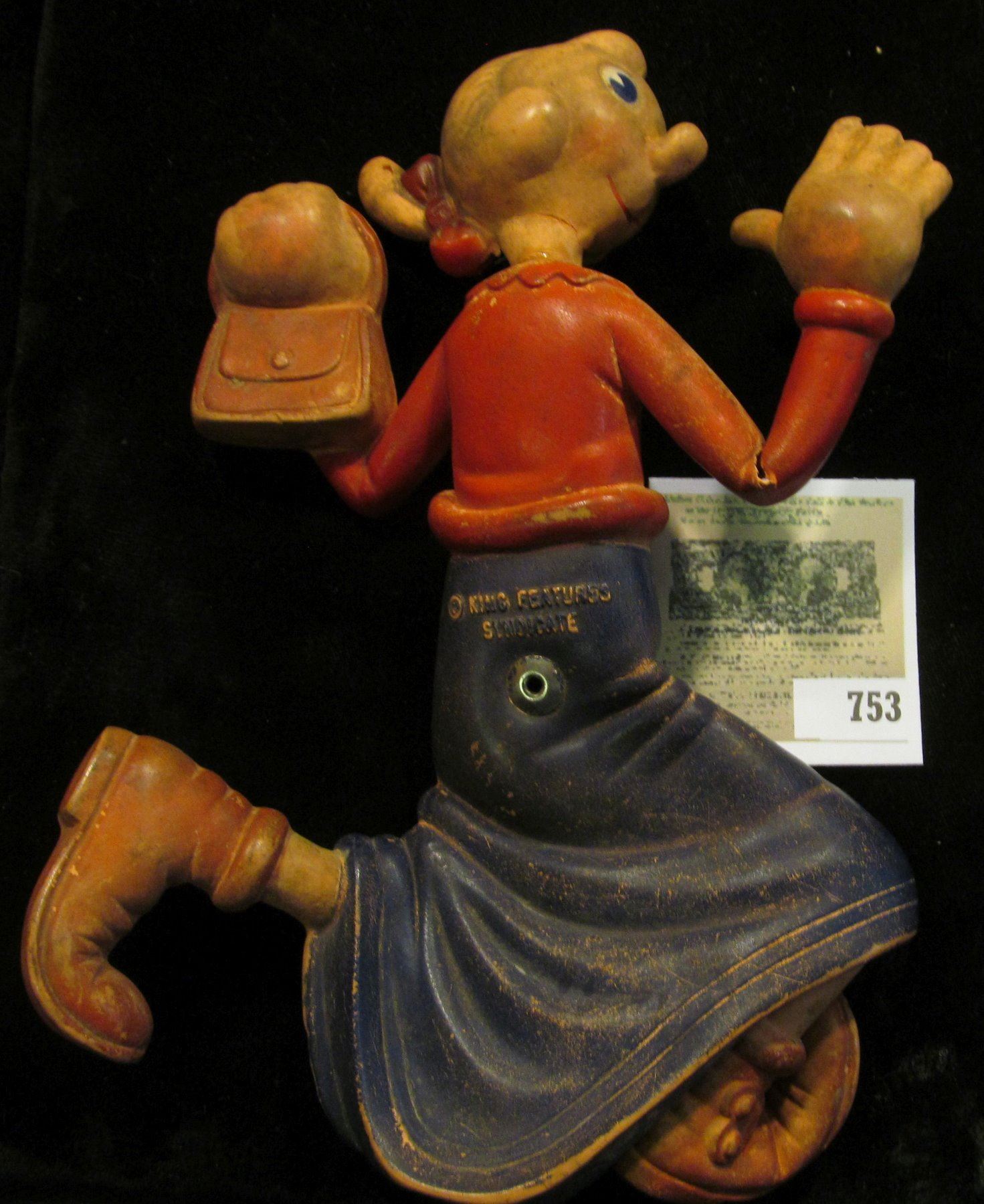 vintage popeye doll