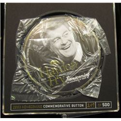 Original in box "Hayden Fry 2003 College Football Hall of Fame Inductee Homecoming 2003 Hayden Fry C