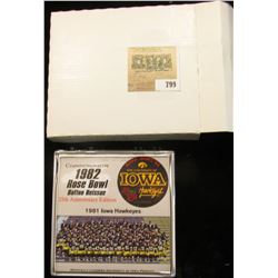 193 of 500 "Commemorative 1982 Rose Bowl Button Reissue 25th Anniversary Edition" in original box an