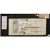 Image 1 : January 1st, 1856 Pre-Civil War "Oskaloosa" (Iowa) Promissory Note drawn on "Shoemake & Montgomery, 