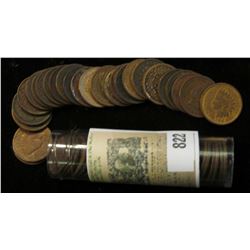 Roll of (50) Mixed Date and Grade Indian Head Cents.