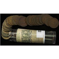 Roll of (50) Mixed Date and Grade Indian Head Cents.