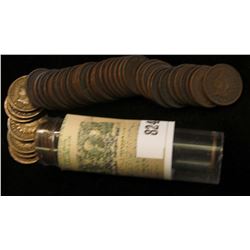 Roll of (50) Mixed Date and Grade Indian Head Cents.