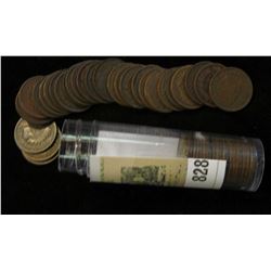 Roll of (50) Mixed Date and Grade Indian Head Cents.