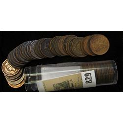 Roll of (50) Mixed Date and Grade Indian Head Cents.