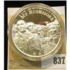Image 1 : "Mt. Rushmore", "American Landmarks 2 oz. .999 Fine Silver", Proof, High-relief, encapsulated.
