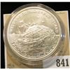 Image 2 : 2016 "Welcome to Silverbug Island 1 Troy oz..999 Fine Silver" Obv. depicts a Pirate Ship attacked by