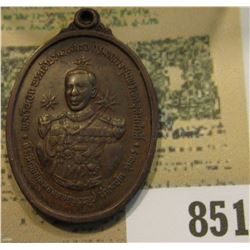 Unattributed Thailand Bronze Medal depicting President.