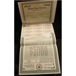 1992 "City of Davenport (Iowa) Home Ownership Mortgage Revenue Bond" for $5,000 with some coupons, s