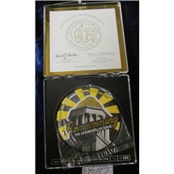 "Homecoming 2003 Old Capitol Limited Edition Button #186 of 250" in original box of issue. Story on 