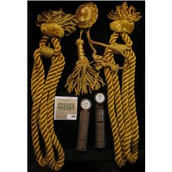 Gold Braided Rope Ties; 1929 S Solid date & 30 S Solid Date Lincoln Cents. (Bob says the Ropes came 