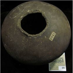 Native American Pottery Bowl, top neck missing. Museum no. 2641. 6 1/2".