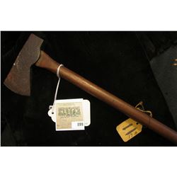 "Indian Tomahawk from Mound in Rockingham, Virginia. Celt type handle. (Doc couldn't make up his min