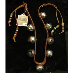 Doc says this set of bells was "Bought from the 1930 Indian Show!" An interesting set of beaded Bell