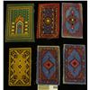 Image 1 : Group of (6) Old Persia Tobacco Rugs. Doc's note said they make good Doll House rugs.