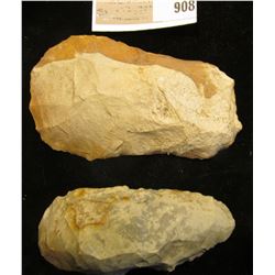 Native American Stone Celt & Hoe found in Scotland County, Mo. by Aaron Camp.