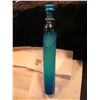 Image 3 : "The Marden Tubular Grenade" embossed Blue Bottle with liquid (which may need to be emptied if shipp
