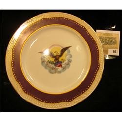"Whitehouse Dessert Collection This dessert plate has been authentically re-created from the White H