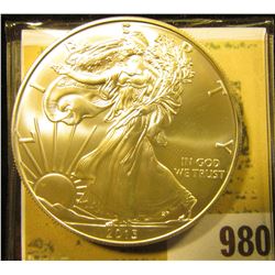 2013 U.S. Silver American Eagle One Ounce .999 Fine Dollar. BU.