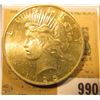 Image 1 : 1925 P U.S. Peace Silver Dollar, Nice attractive high grade.