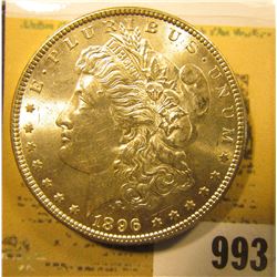 1896 P U.S. Morgan Silver Dollar, Brilliant Uncirculated.