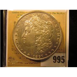 1897 P U.S. Morgan Silver Dollar, Nice High grade.