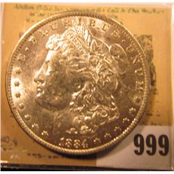 1884 O U.S. Morgan Silver Dollar, Brilliant Uncirculated.