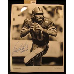 1001 _ Autographed Photo of Steve Bartkowski of the Atlanta Falcons.