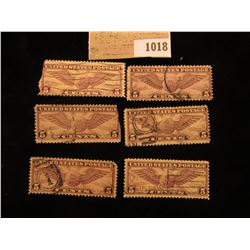 1018 _ Pack of Six Scott C12 Stamps.